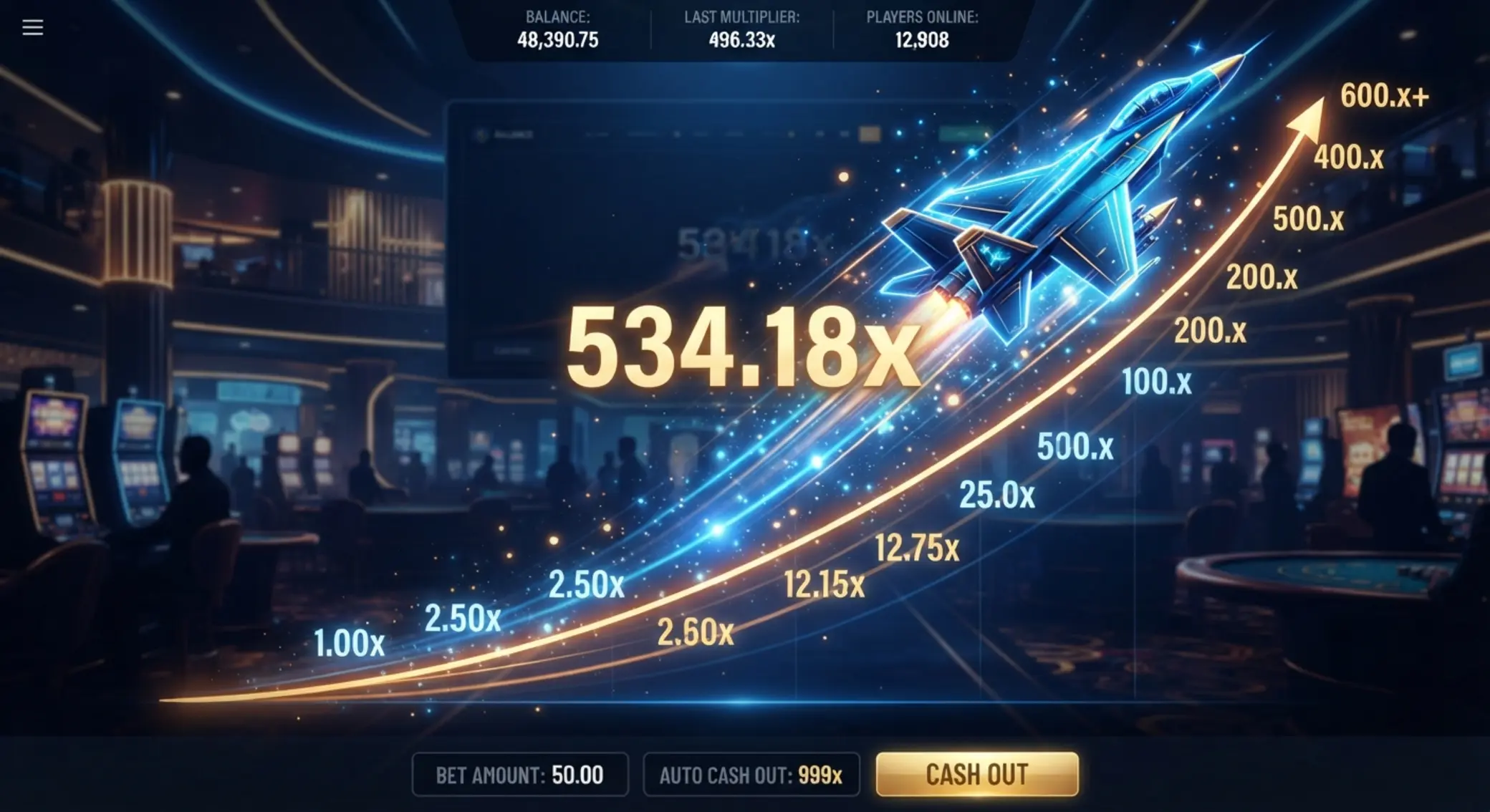 Avia Masters crash játék hangulat Crash játék hangulatkép repülőgéppel és növekvő szorzóval